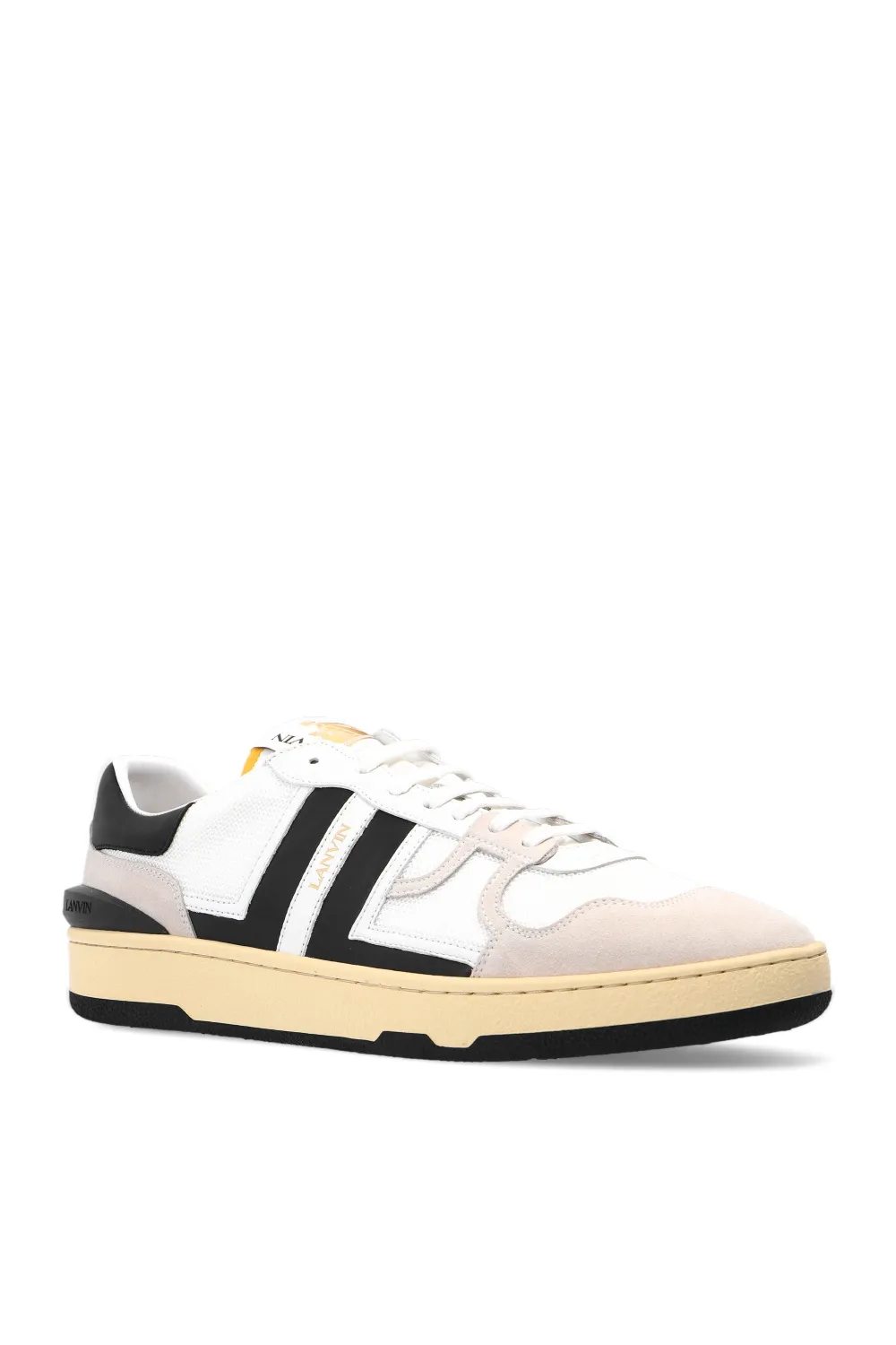 Panelled Lace-Up Sneakers
