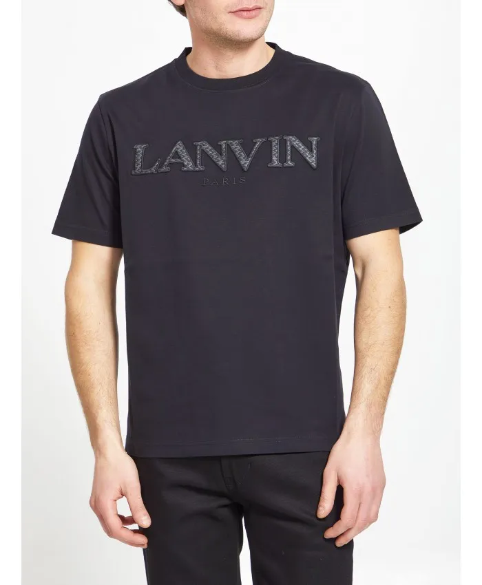 Logo Embroidered Crewneck T-Shirt
