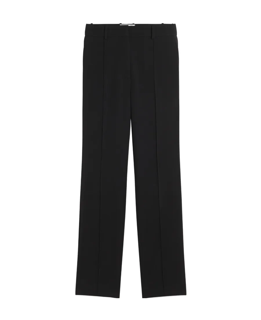 Straight Leg Cropped Trousers