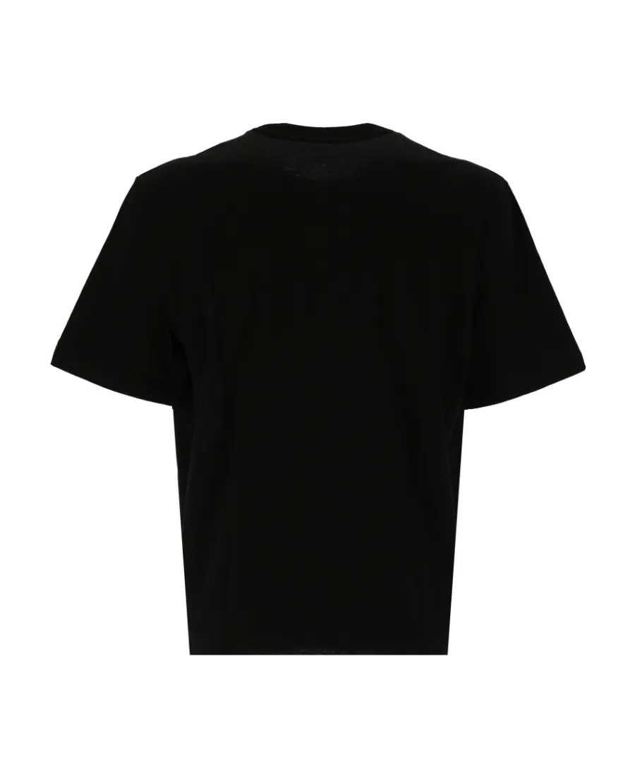 Contrast Logo-Print Crew-Neck T-Shirt
