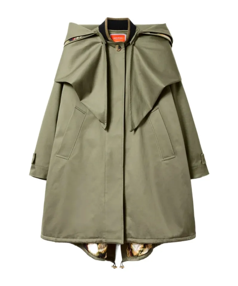 Collar-Detail Coat