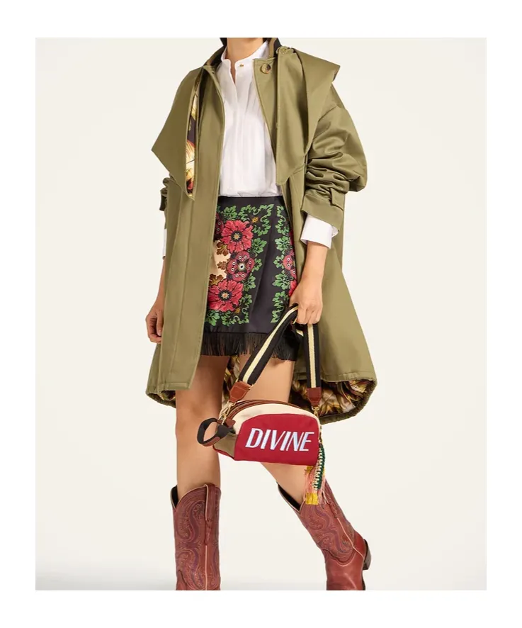 Collar-Detail Coat