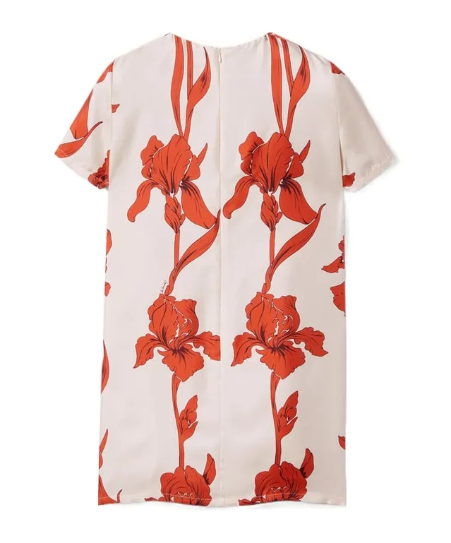 Iris Print Mini Dress