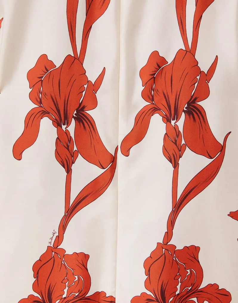Iris Print Mini Dress