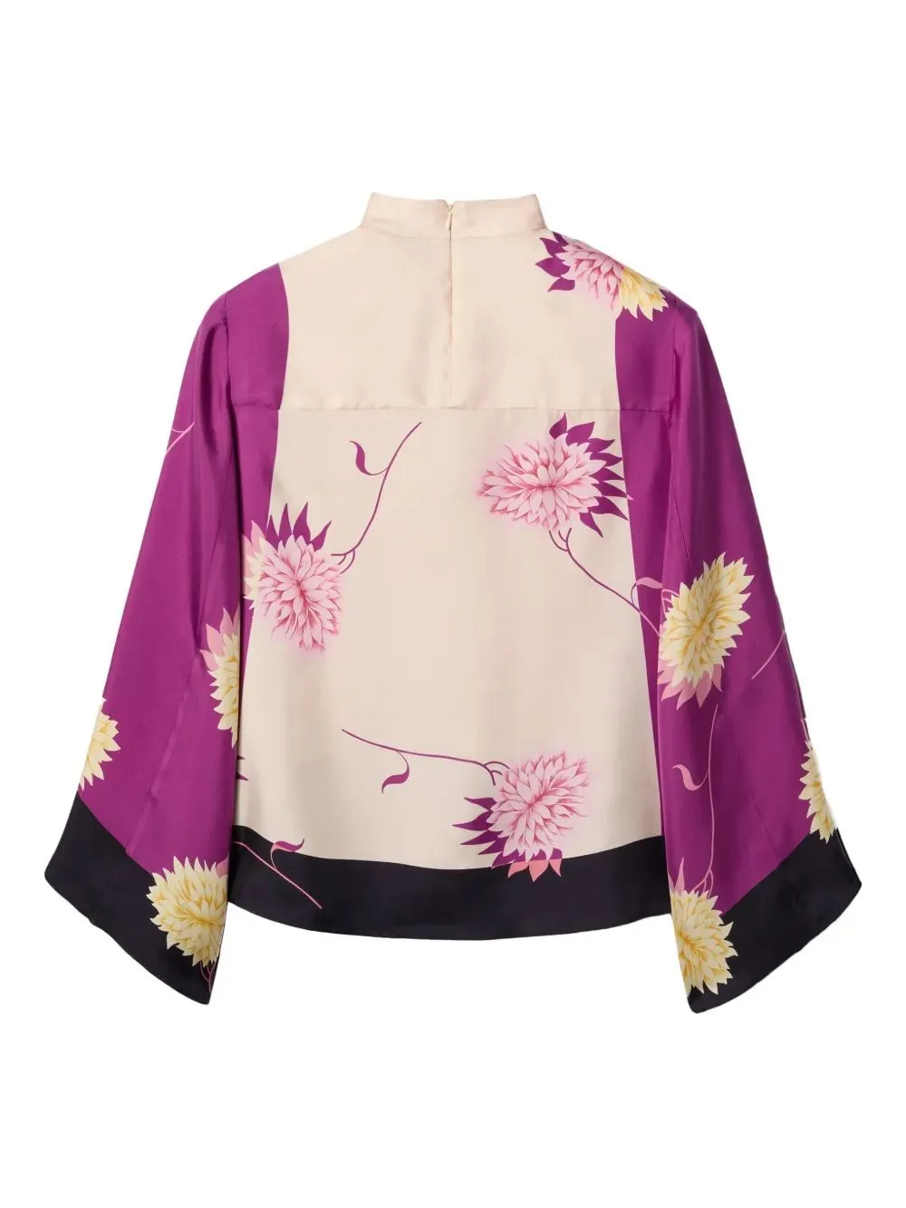 PlacÉE Floral Silk Top