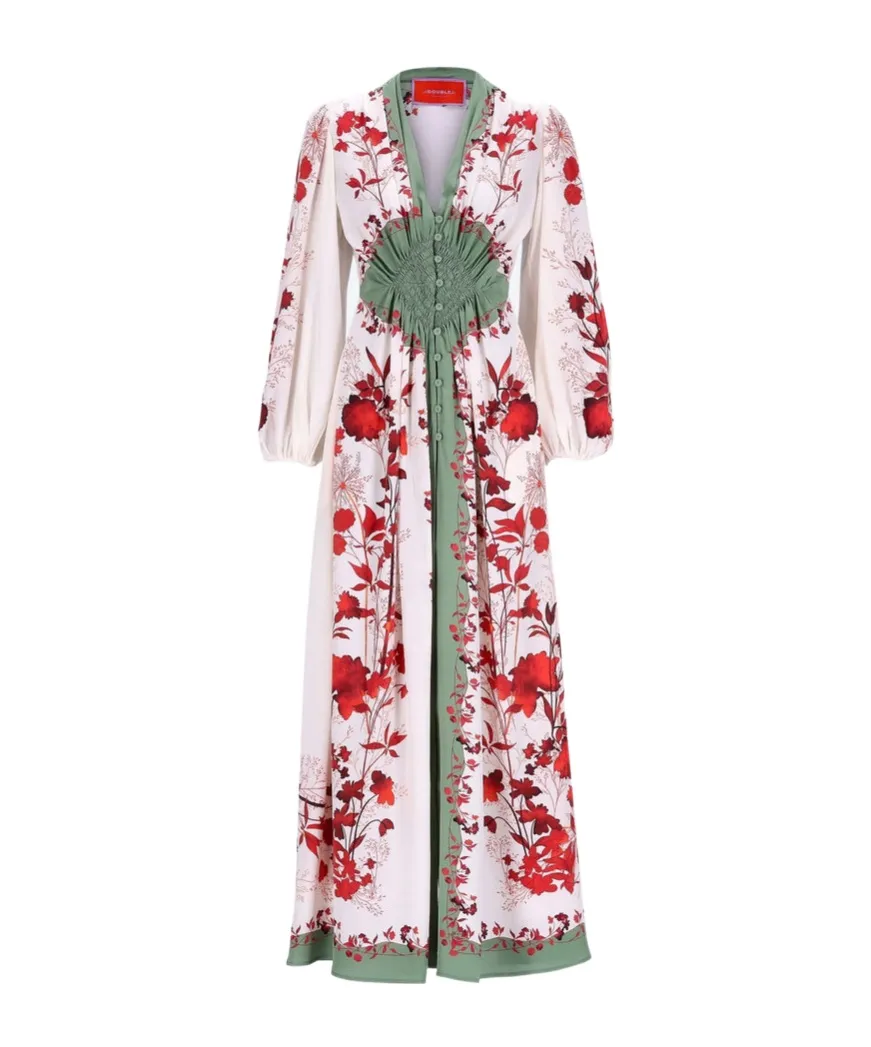 Camerino Silk Maxi Dress