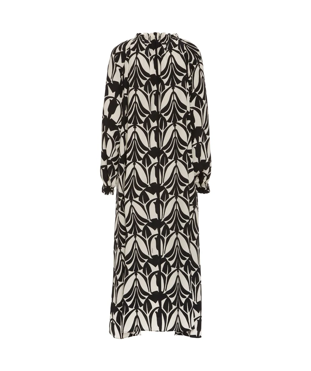 Graphic-Print Shirt Dress