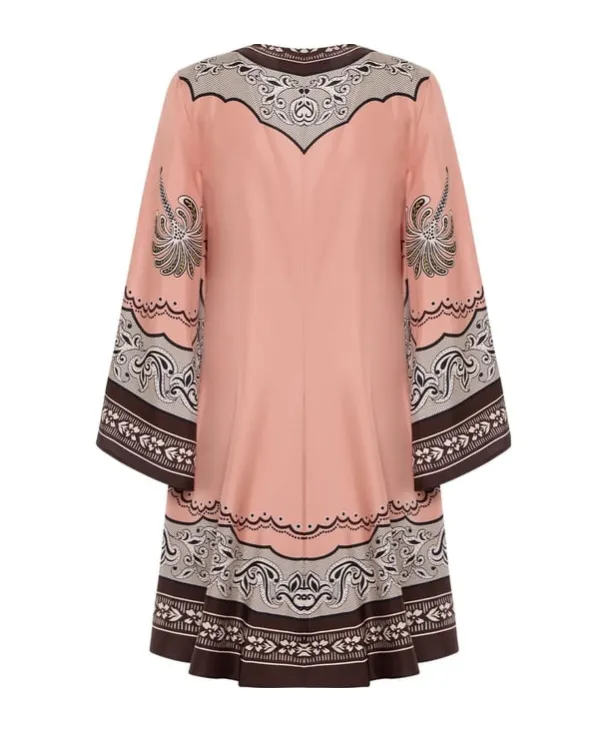 Printed Wrap Dress