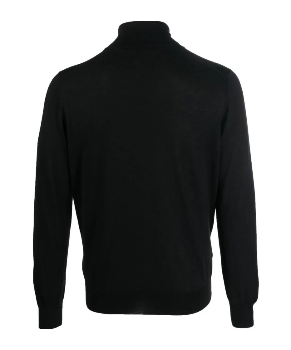 Fine-Knit Roll-Neck Jumper