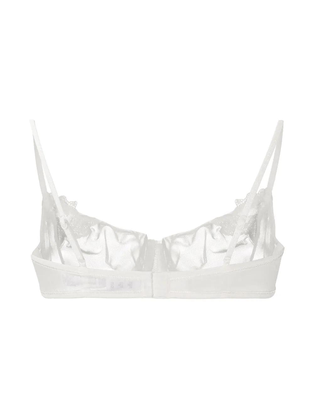 Floral-Embroidered Bra