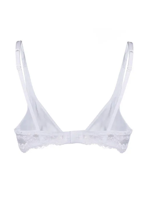 Souplè Lace-Trimmed Push-Up Bra