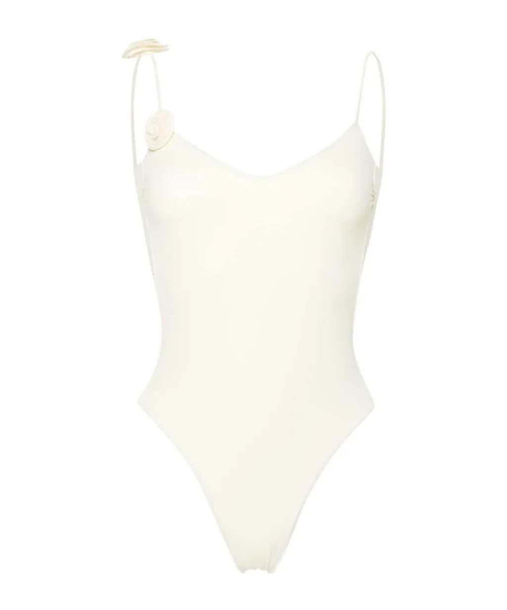 Ashar Floral-Appliqué Swimsuit