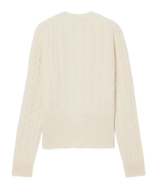 Cashmere Cable Knit Cardigan