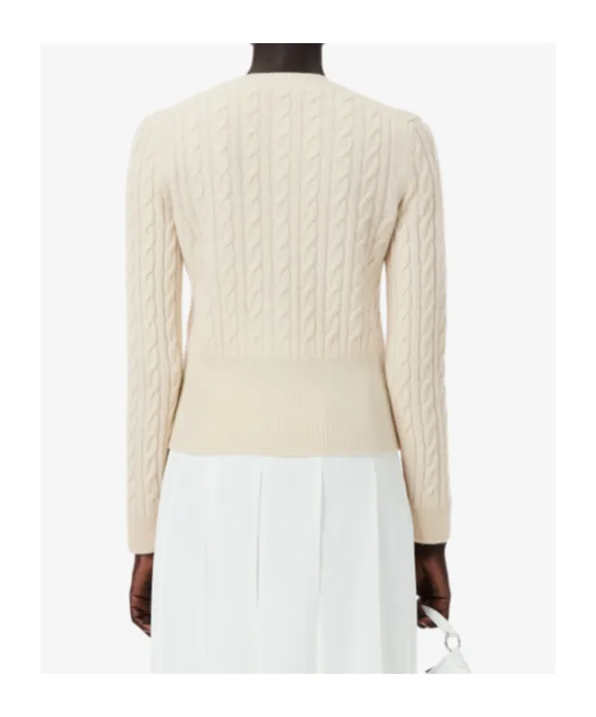 Cashmere Cable Knit Cardigan