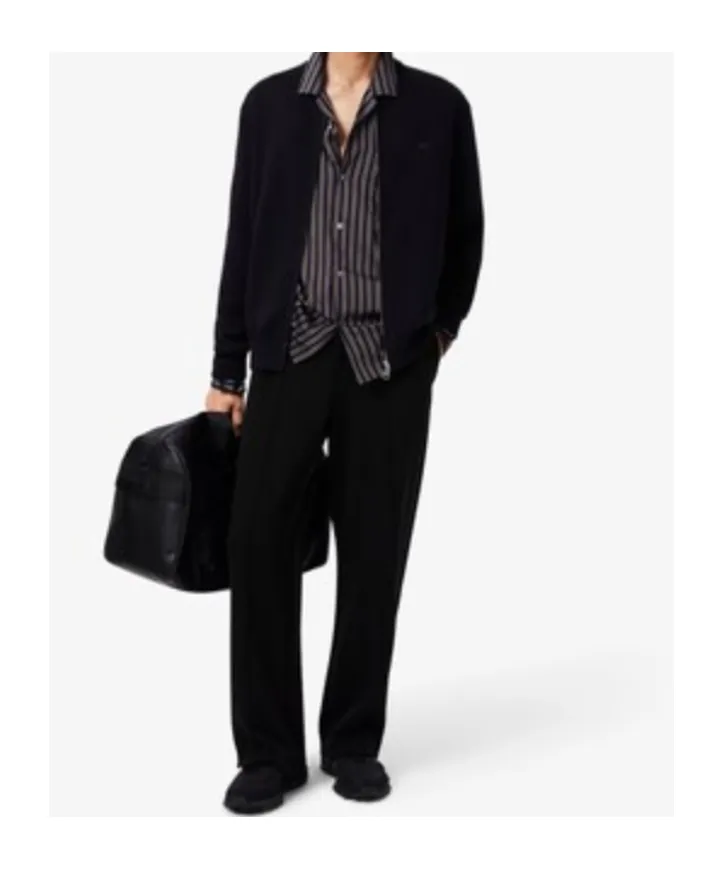 Ribbed Zip Cardigan