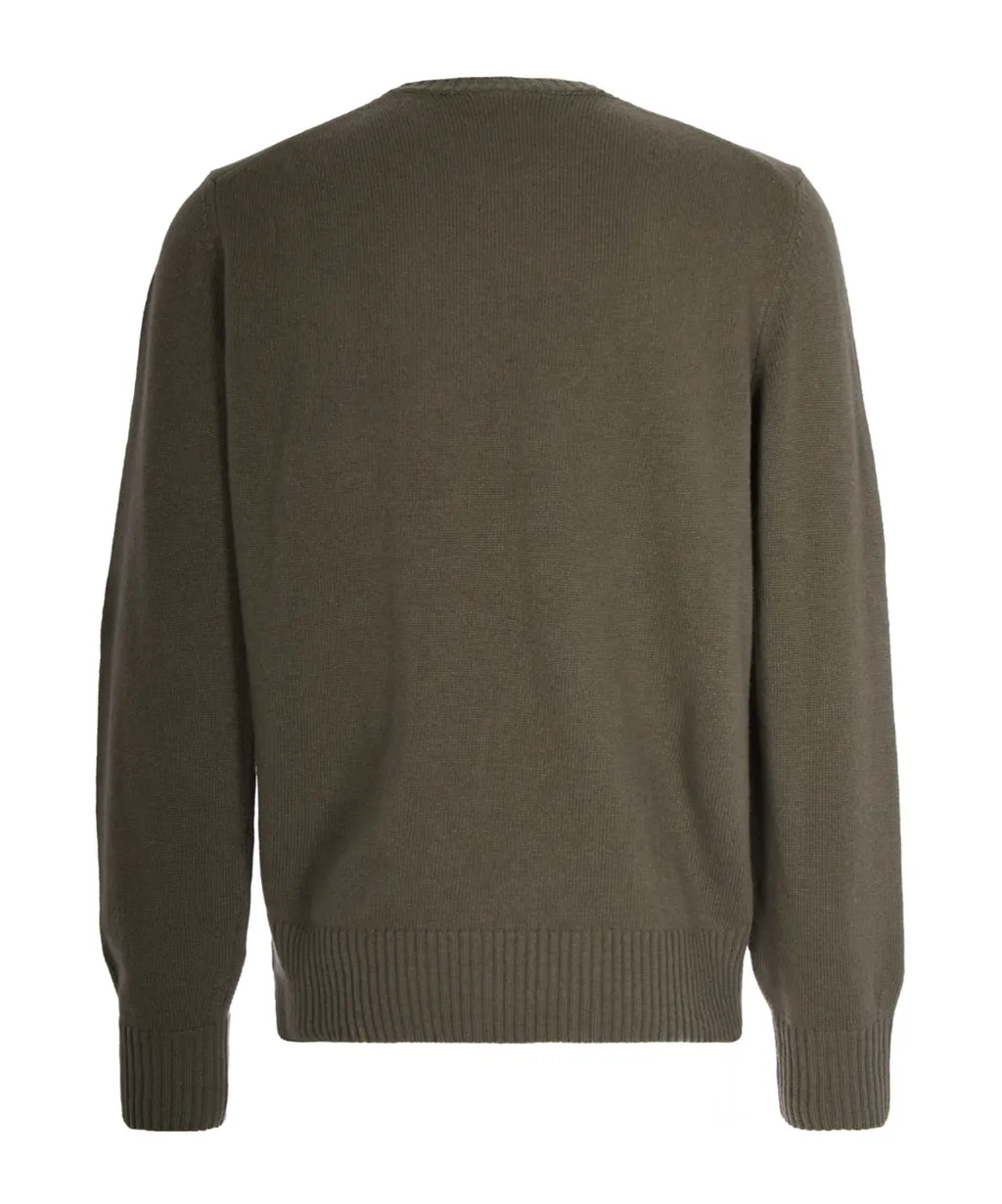 Logo Patch Crewneck Jumper