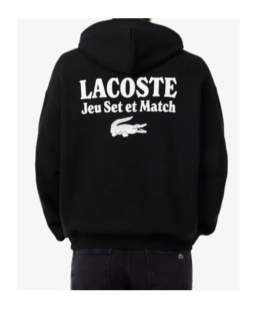 Logo Printed Drawstring Hoodie