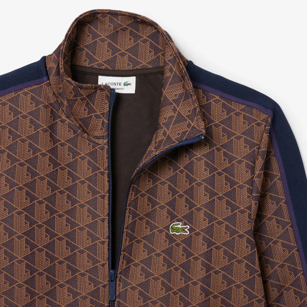Paris Jacquard Zip-Up Track Jacket