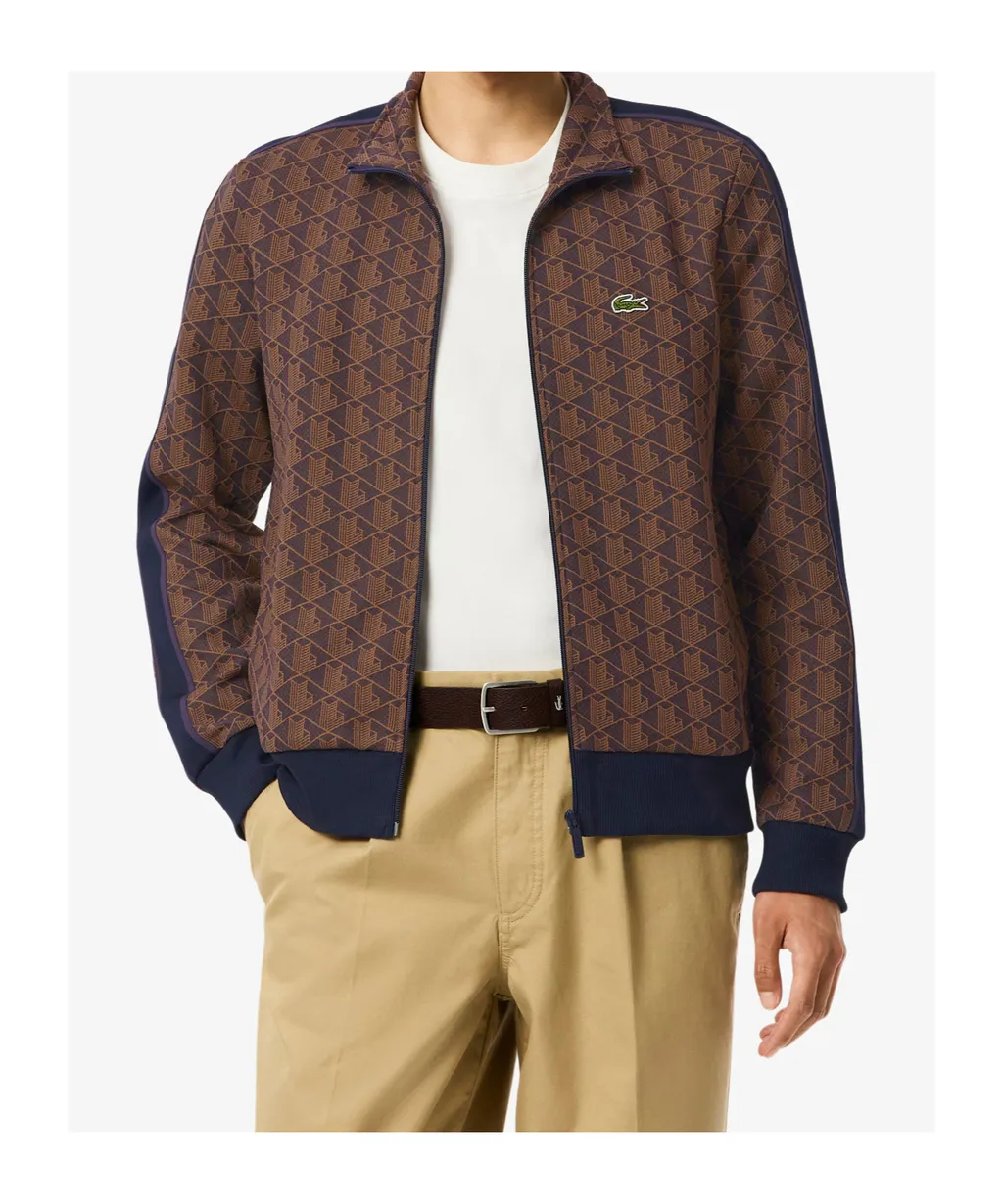 Paris Jacquard Zip-Up Track Jacket