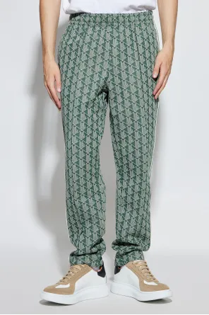 Monogram Logo Patch Sweatpants
