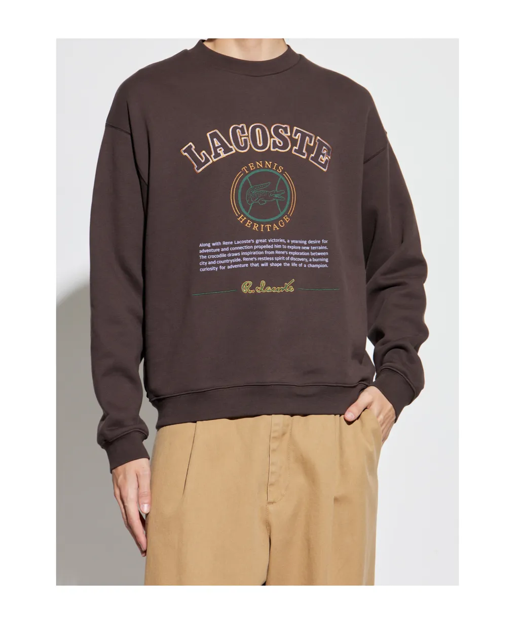 Heritage-Embroidered Fleece Sweatshirt