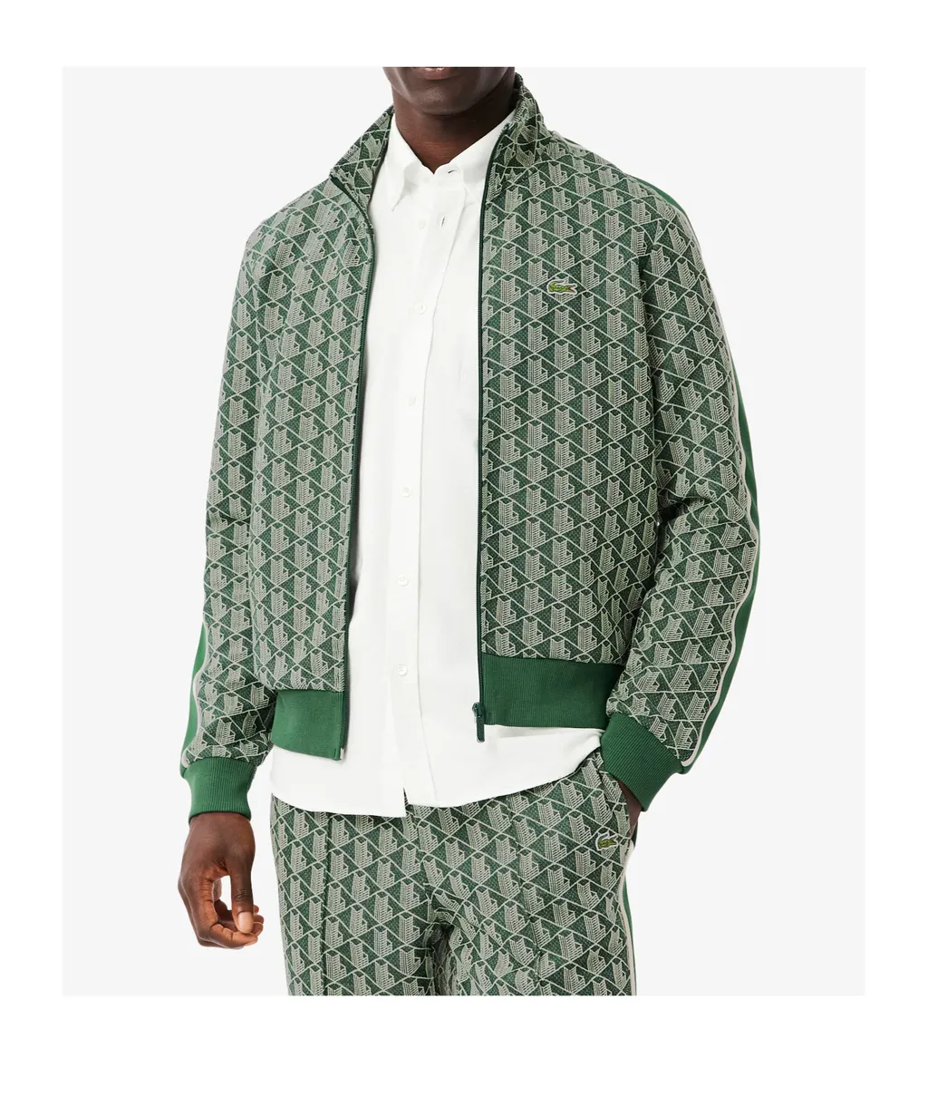 Paris Jacquard Zip-Up Track Jacket
