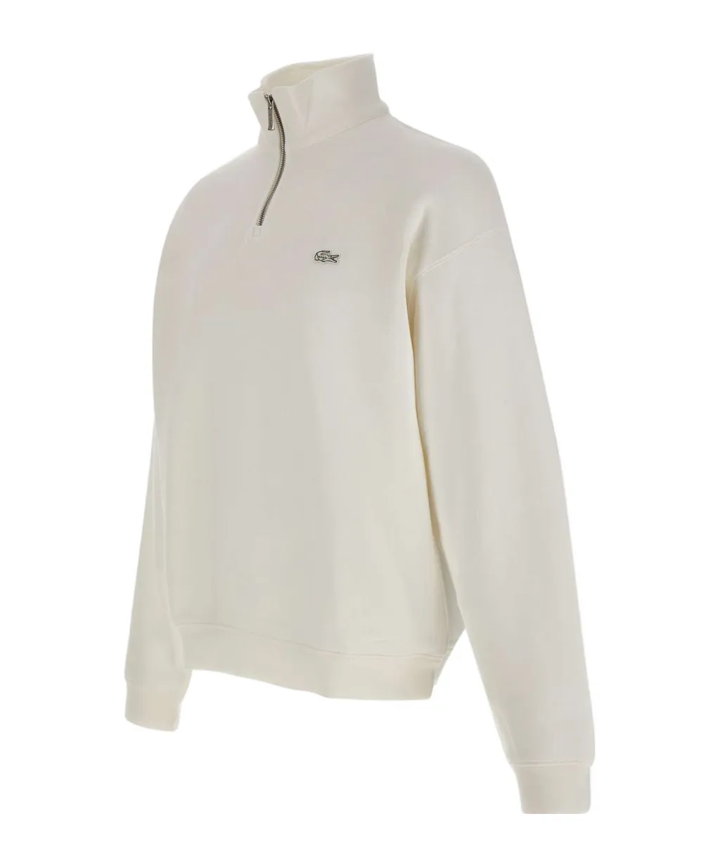 Half-Zip Embroidered Sweatshirt
