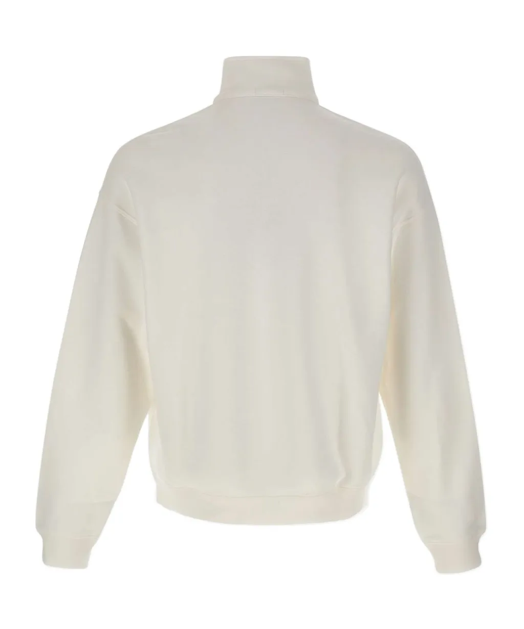 Half-Zip Embroidered Sweatshirt