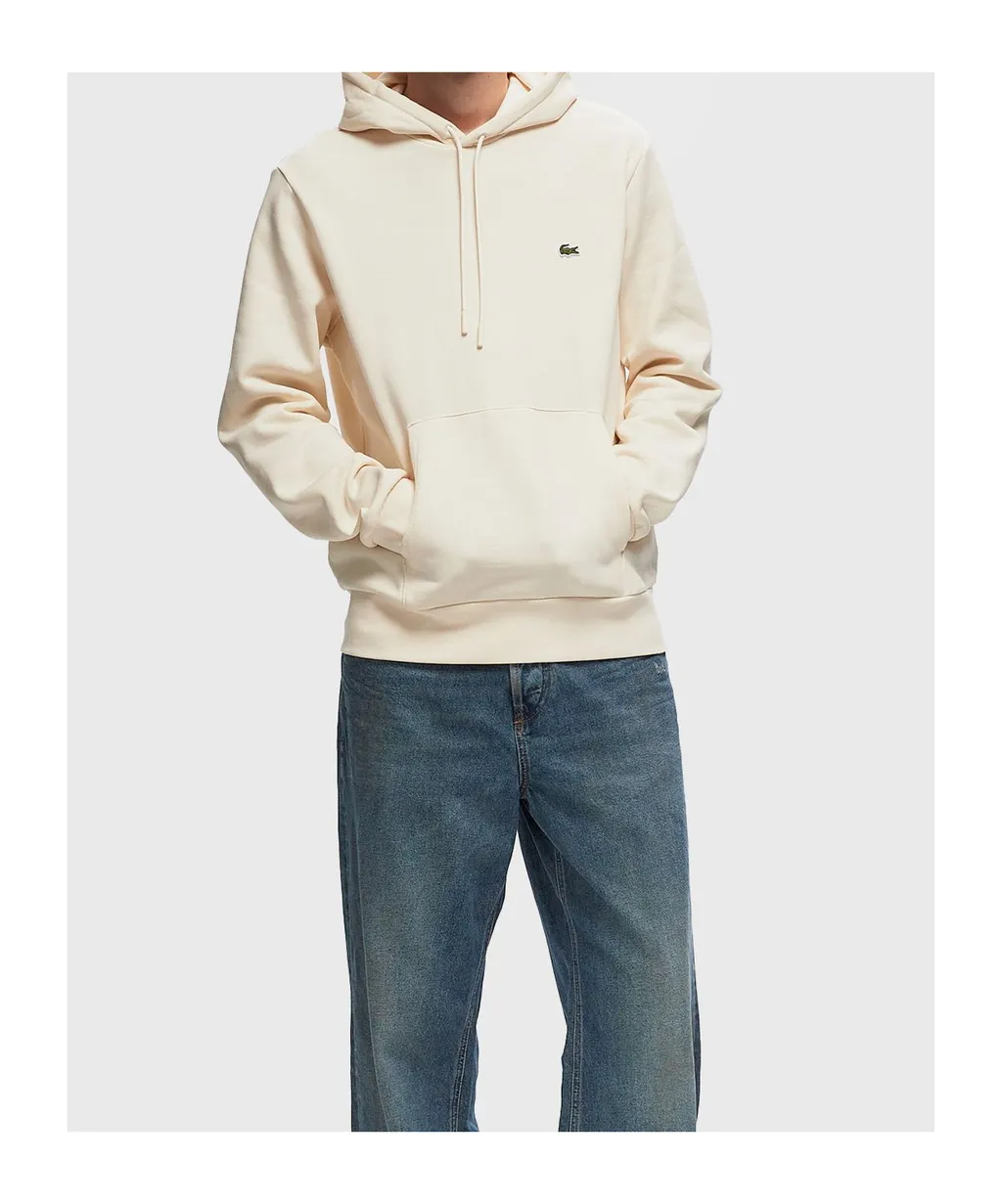 Logo Embroidered Drawstring Hoodie