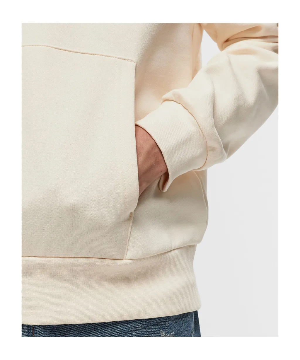 Logo Embroidered Drawstring Hoodie