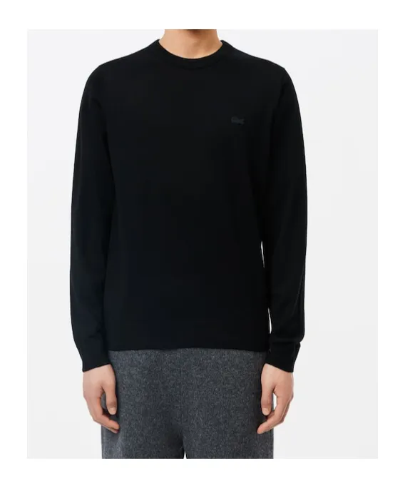 Logo Patch Crewneck Knitted Jumper