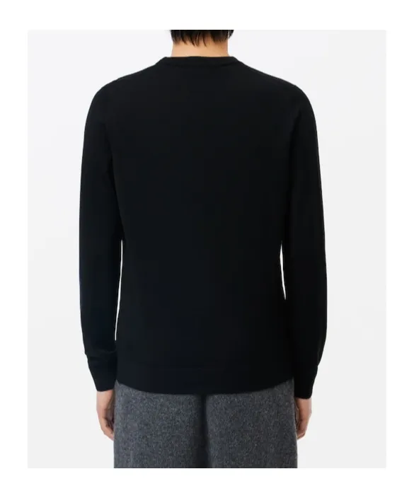 Logo Patch Crewneck Knitted Jumper