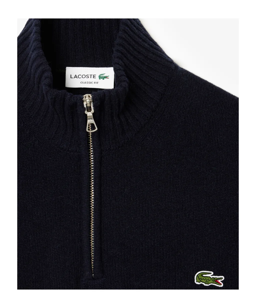 Zipped High Neck Jumper
