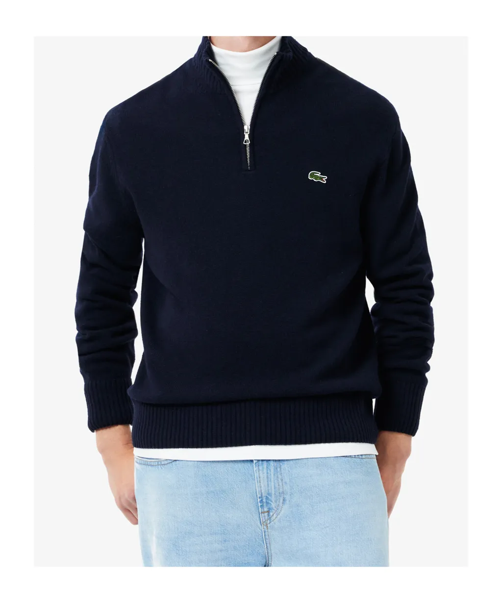 Zipped High Neck Jumper