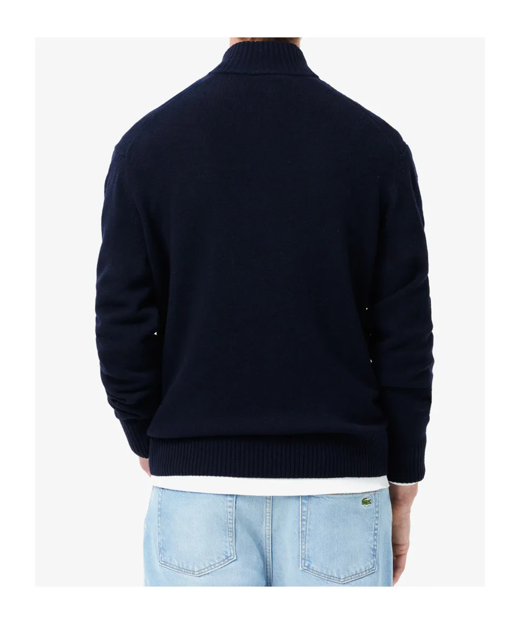 Zipped High Neck Jumper