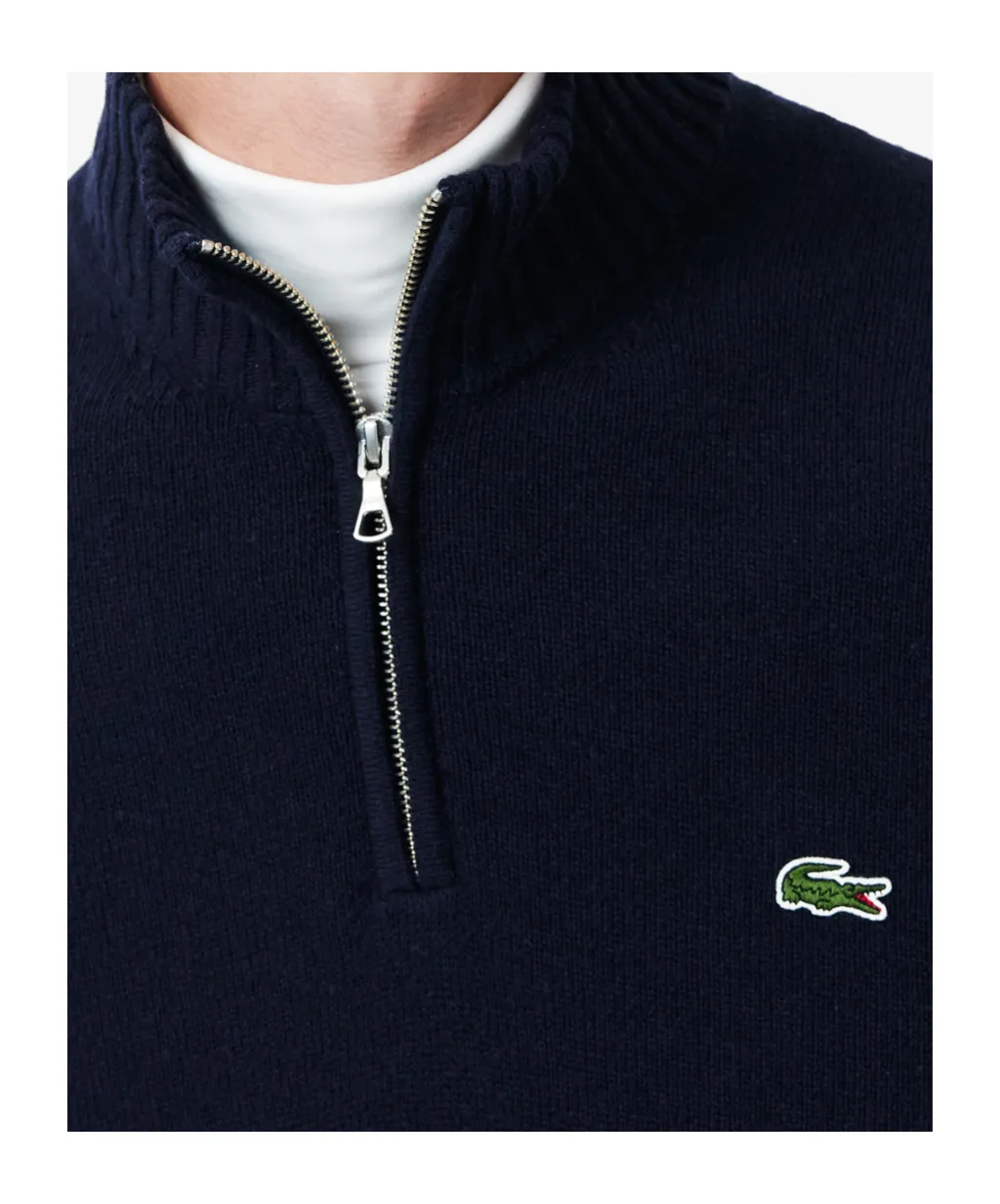 Zipped High Neck Jumper