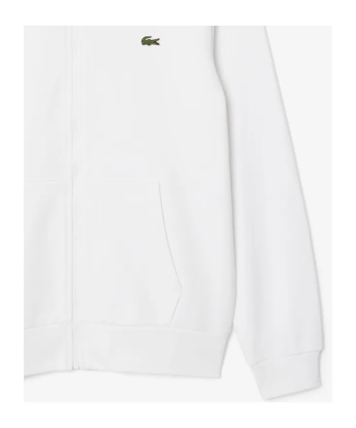 Logo Patch Zipped Hoodie