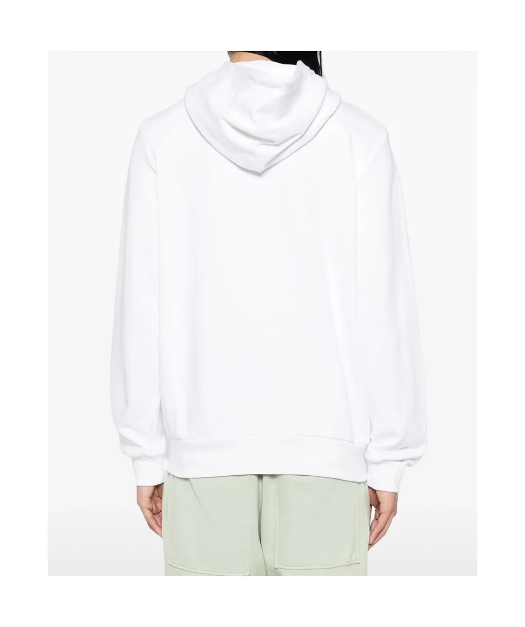 Logo Patch Zipped Hoodie