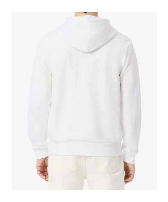 Logo Patch Zipped Hoodie