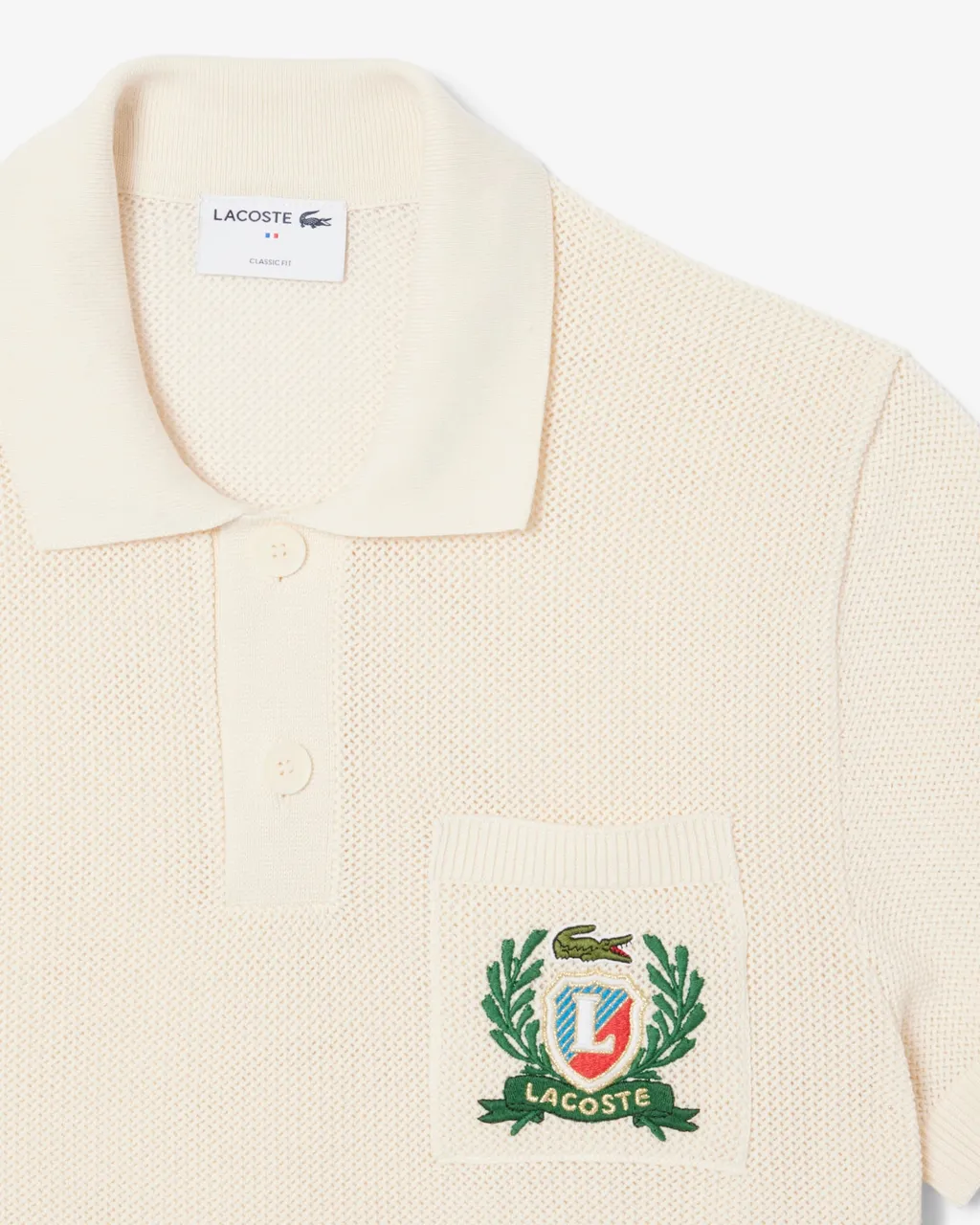 Short-Sleeved Knitted Polo Shirt