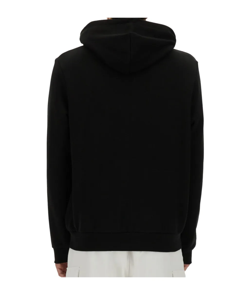 Logo Patch Zipped Hoodie