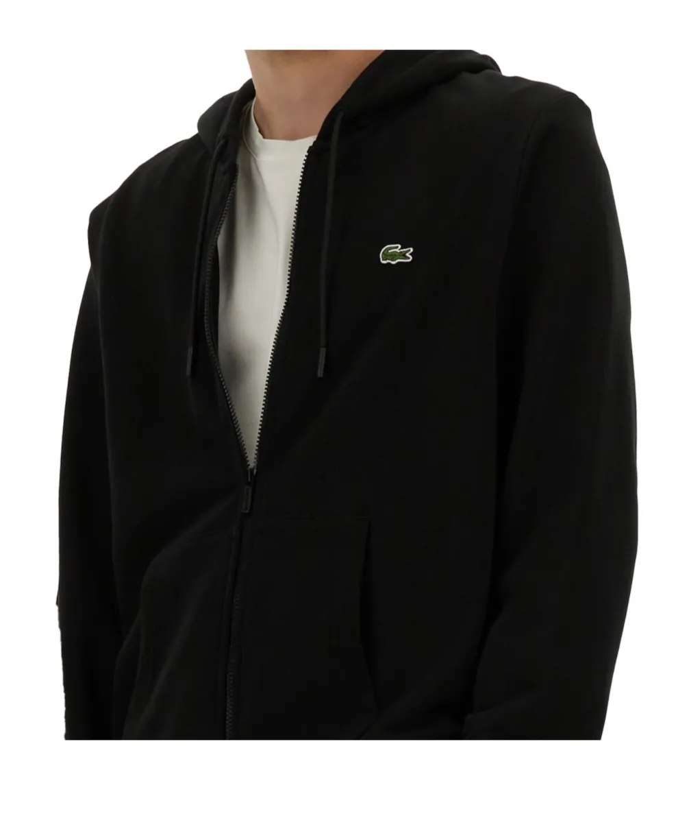 Logo Patch Zipped Hoodie