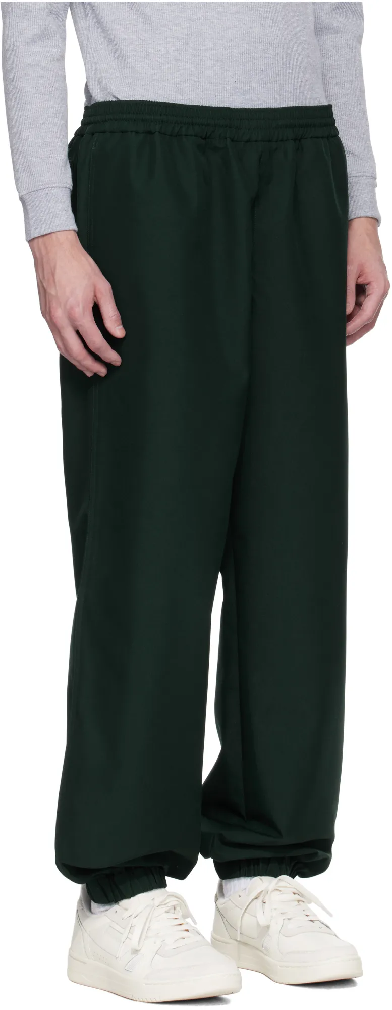 Elastic Waist Casual Pants