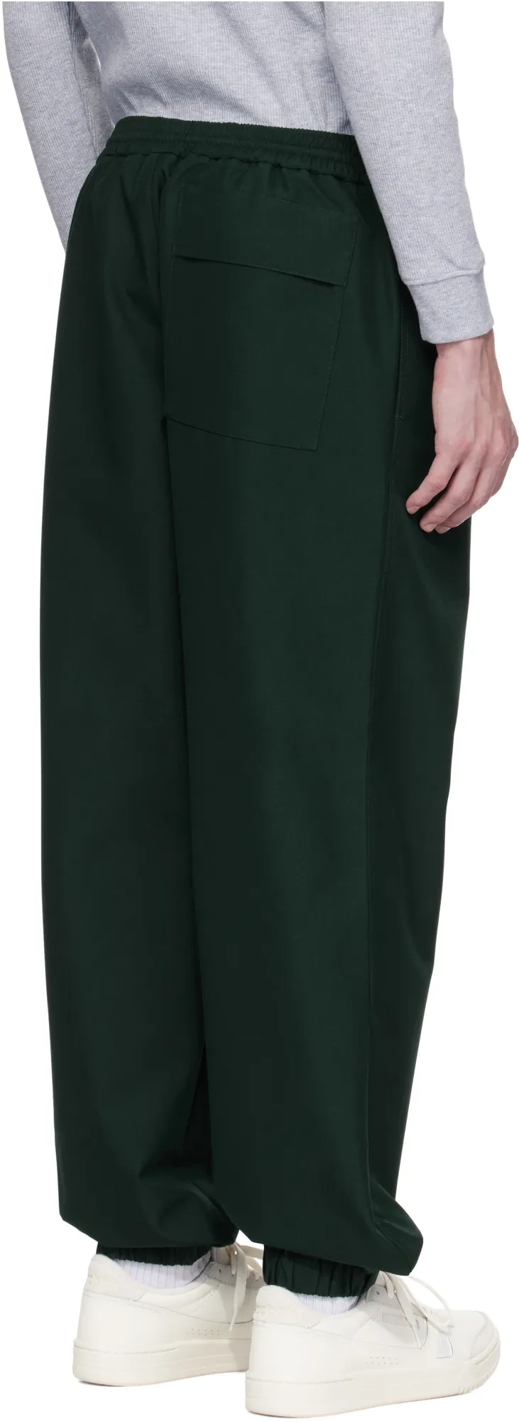 Elastic Waist Casual Pants