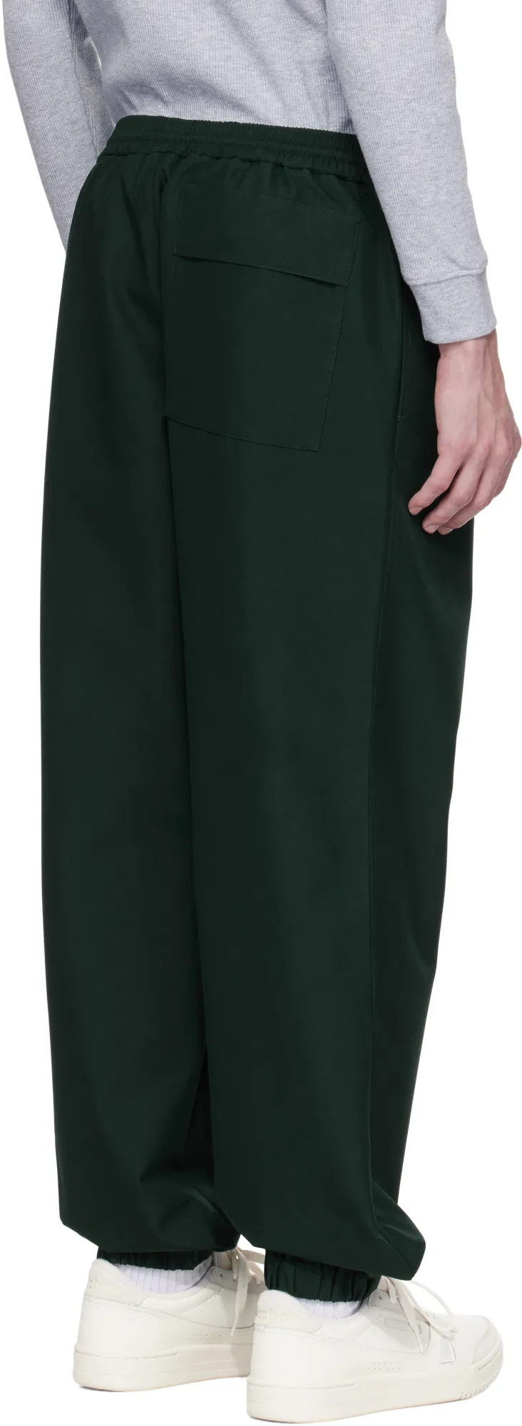 Elastic Waist Casual Pants