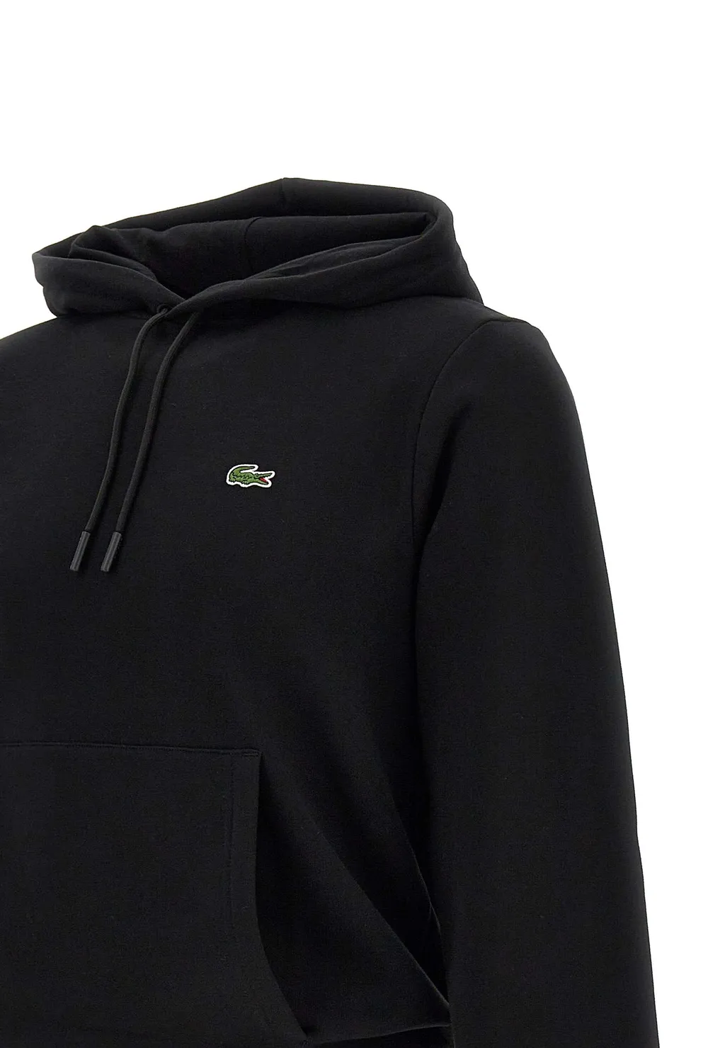 Logo Embroidered Drawstring Hoodie