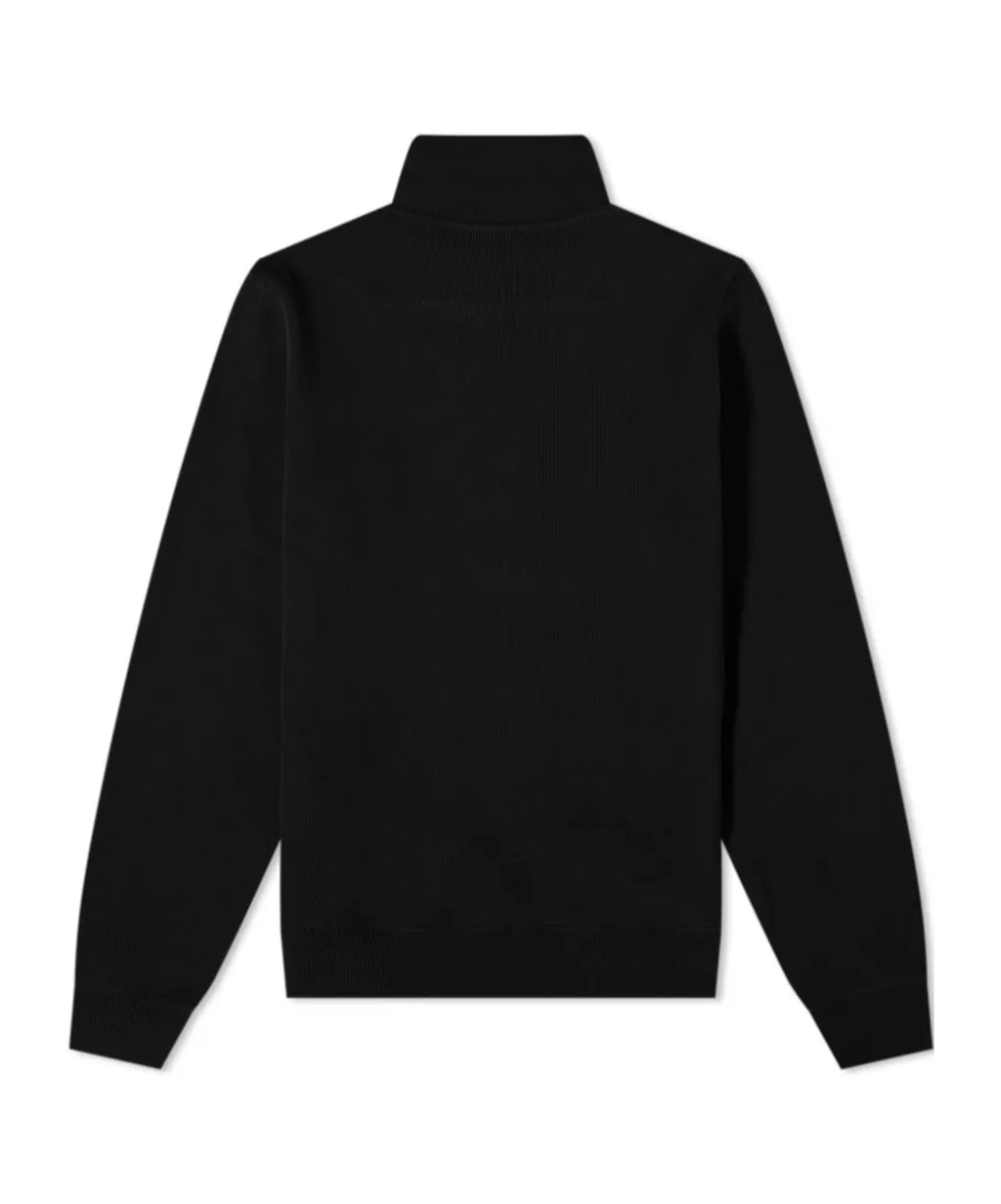 Crocodile-Embroidered Cotton Sweatshirt