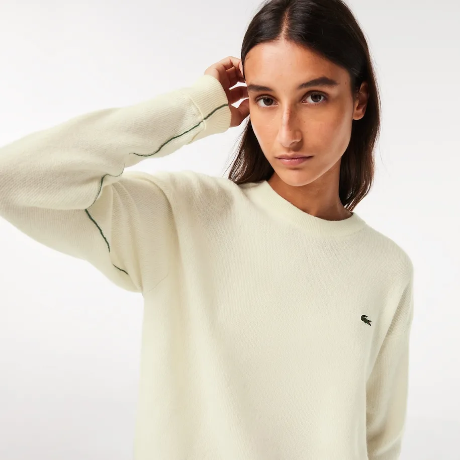 Long-Sleeved Wool Sweater