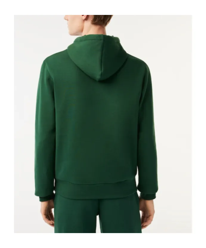Logo Embroidered Drawstring Hoodie