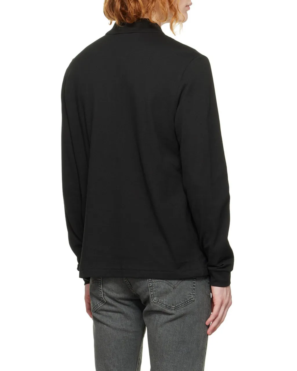 Logo Long-Sleeved Polo Shirt